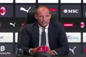 Max Allegri in conferenza stampa